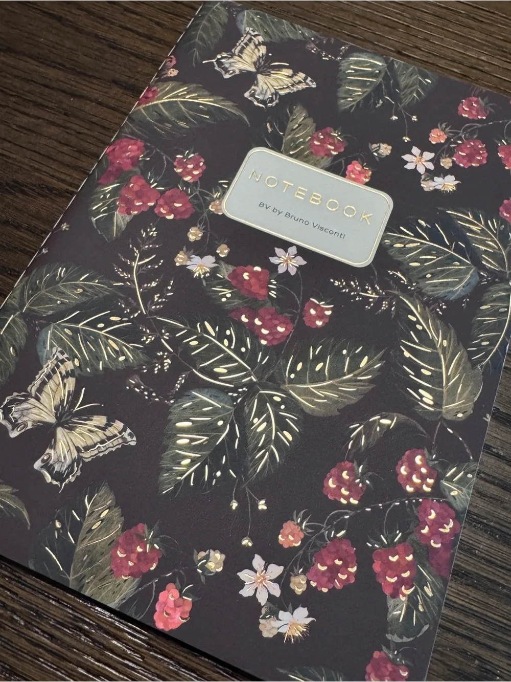 Bruno Visconti Soft Touch Wild Raspberries Notebook Journal A5 NEW